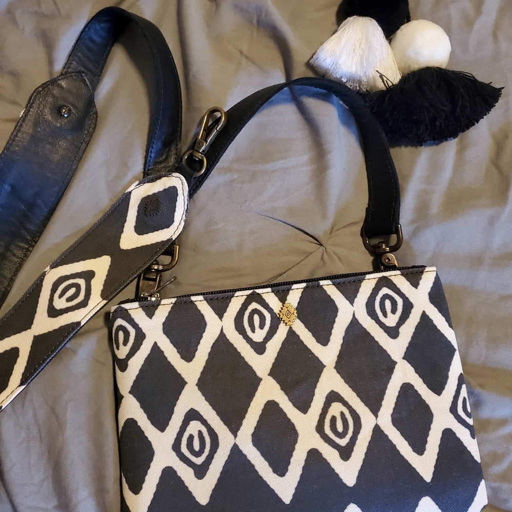 Nena and Co. Prosperity Collection Bundle: Utility Strap - EC - Clutch - Pom